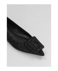 Bibi Lou Ballet Flats In Black Synthetic Fibers -Urban Shoes World 009e8b9e7b990846c5efcaec395c3c30