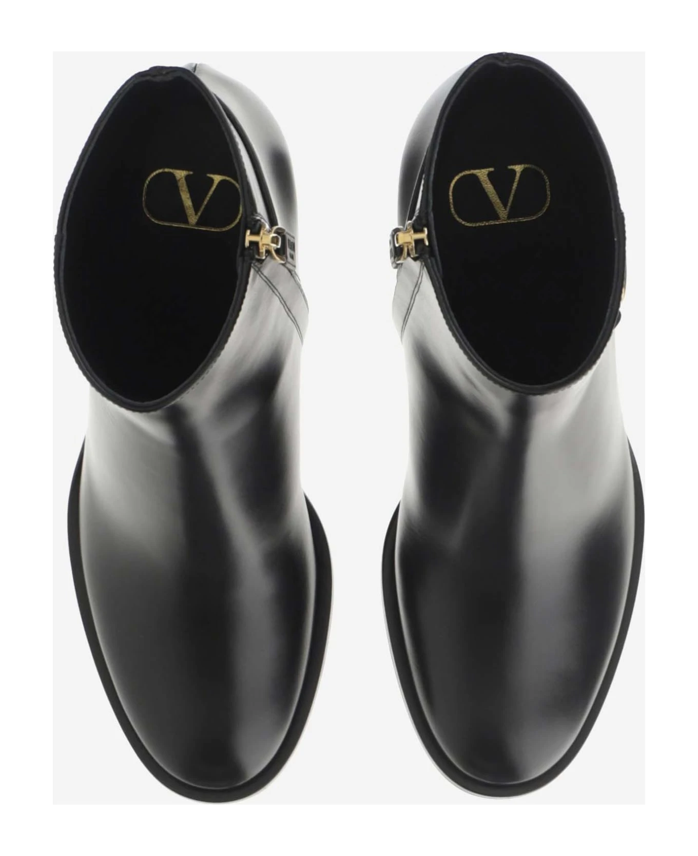 Valentino Garavani 75mm Calfskin Signature Vlogo Boot 3 Valentino Garavani 75mm Calfskin Signature Vlogo Boot - Image 3