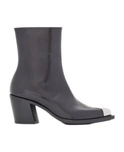 Alexander McQueen 70mm Punk Leather Boots