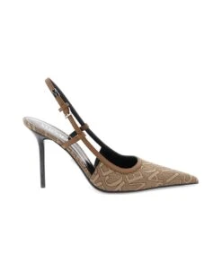 'versace Allover' Slingback Pumps