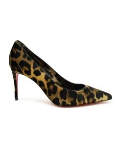 Christian Louboutin Leopard Pony Kitty Kate Pumps