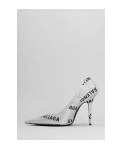 Balenciaga Pump H100 Pumps In Silver Leather -Urban Shoes World 0b42ecba0a91e3d37eefcf7ab95b5f85