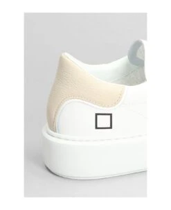 D.A.T.E. Sfera Basic Sneakers In White Suede And Leather -Urban Shoes World 0ee772b9cd4635c69f9e2c83fce14178
