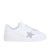 Golden Goose Pure Star Leather Sneakers With Crystal Star