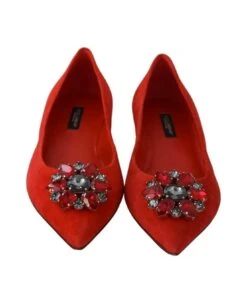 Dolce & Gabbana Bellucci Suede Flat -Urban Shoes World 1241efb5fa61cfcba5949bb2079e24f0