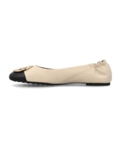 Tory Burch Claire Cap-toe Ballet 6 Tory Burch Claire Cap-toe Ballet -Urban Shoes World 143371b5110fe9989cae15170992c501
