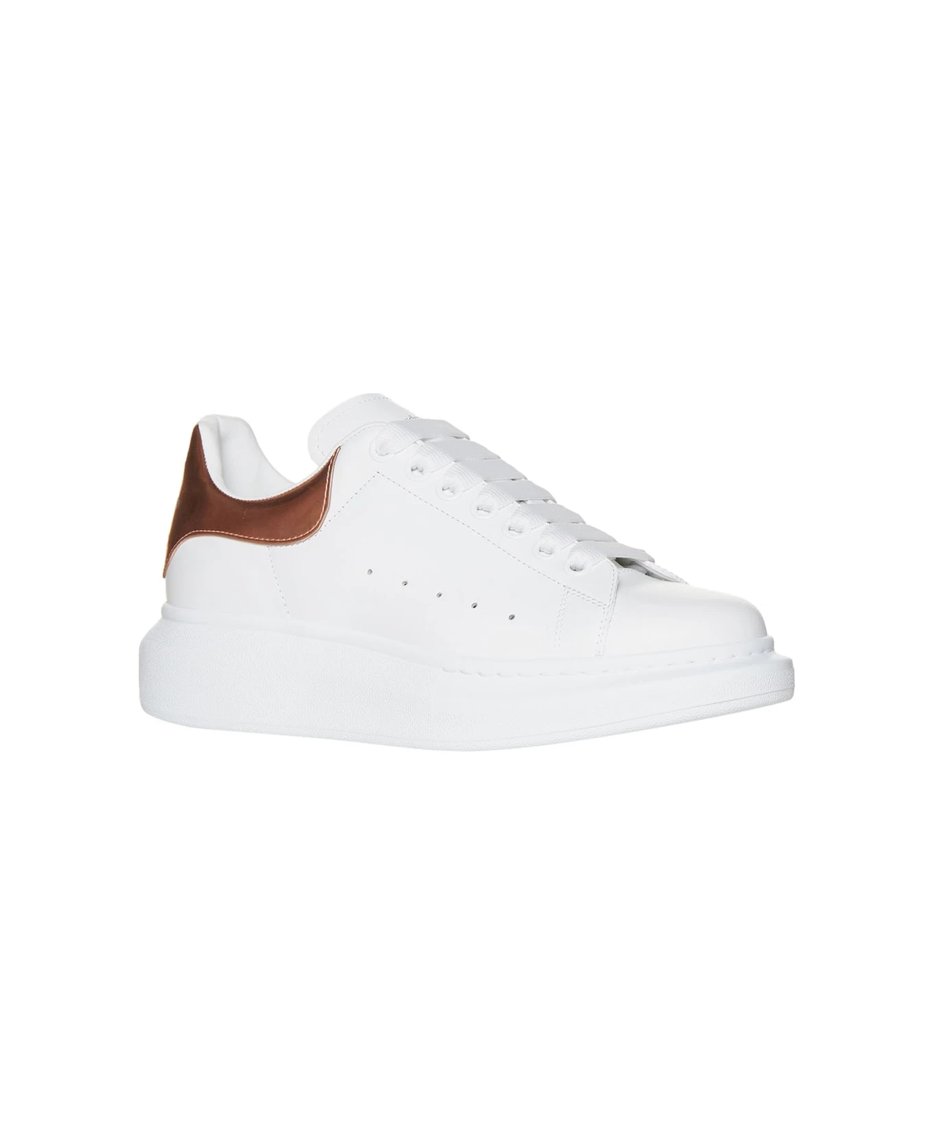 Alexander McQueen White And Caramel Oversized Sneakers 2 Alexander McQueen White And Caramel Oversized Sneakers - Image 2