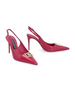 Dolce & Gabbana Leather Slingback Pumps -Urban Shoes World 15b0ec653e833b70d9d5d0cd7da0ef6d