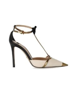 Bow-detailed Pointed-toe Pumps Elisabetta Franchi