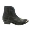 Golden Goose Young Black Leather Ankle Boots