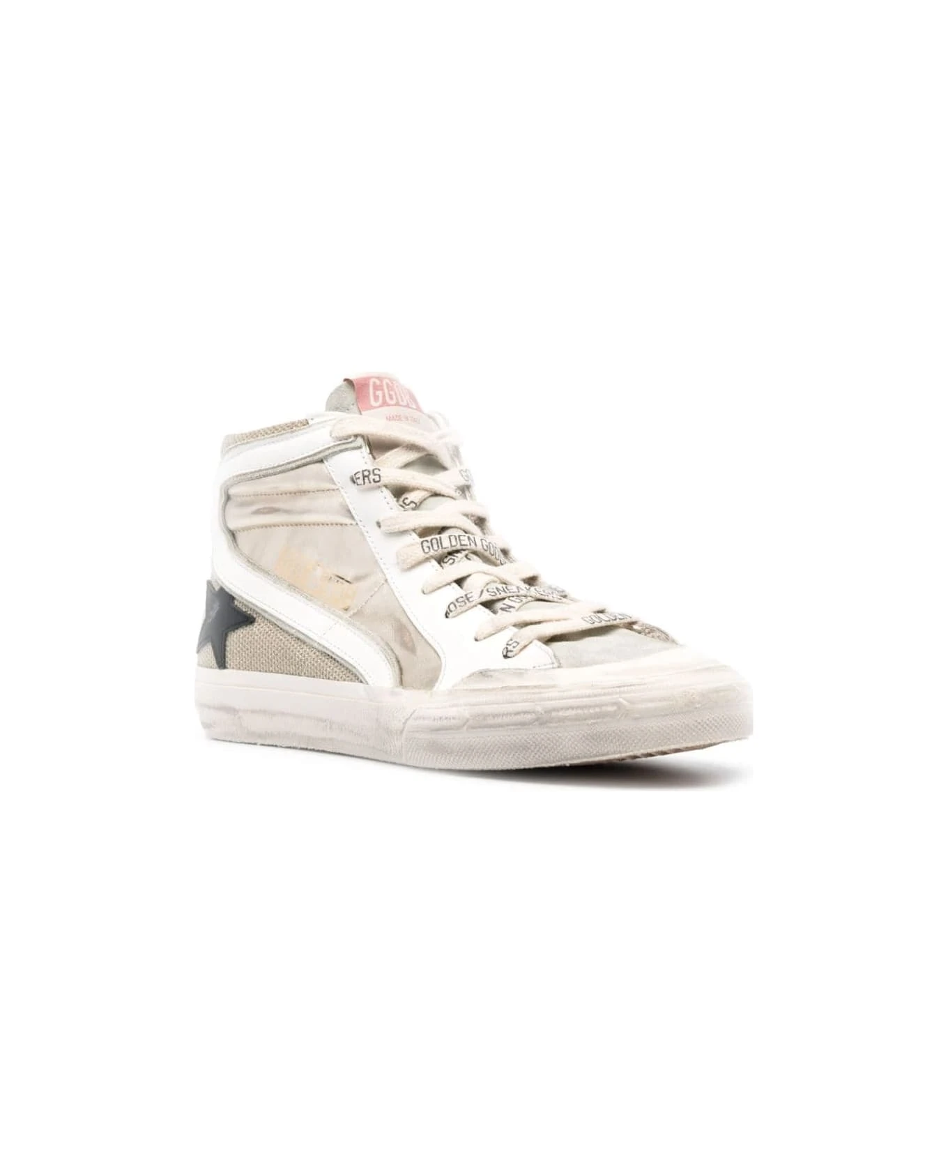 Golden Goose Slide Penstar Matt Laminated And Fine Glitter Upper Suede Toe Leather Star Wave And List 2 Golden Goose Slide Penstar Matt Laminated And Fine Glitter Upper Suede Toe Leather Star Wave And List - Image 2