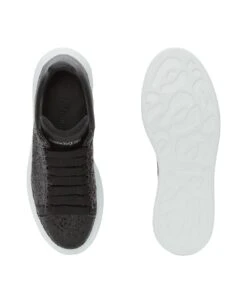 Alexander McQueen Glitter Effect Oversized Sneakers In Black 7 Alexander McQueen Glitter Effect Oversized Sneakers In Black -Urban Shoes World 1ed2b33d6b2eca86fb5f2e2ec05474b4