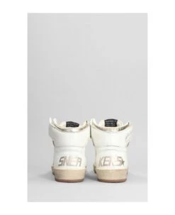 Golden Goose Sky Star Sneakers In White Leather -Urban Shoes World 1f2f5f816890465387f191992062e5fc