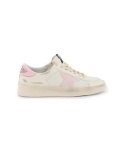 Golden Goose Mesh And Leather Stardan Sneakers