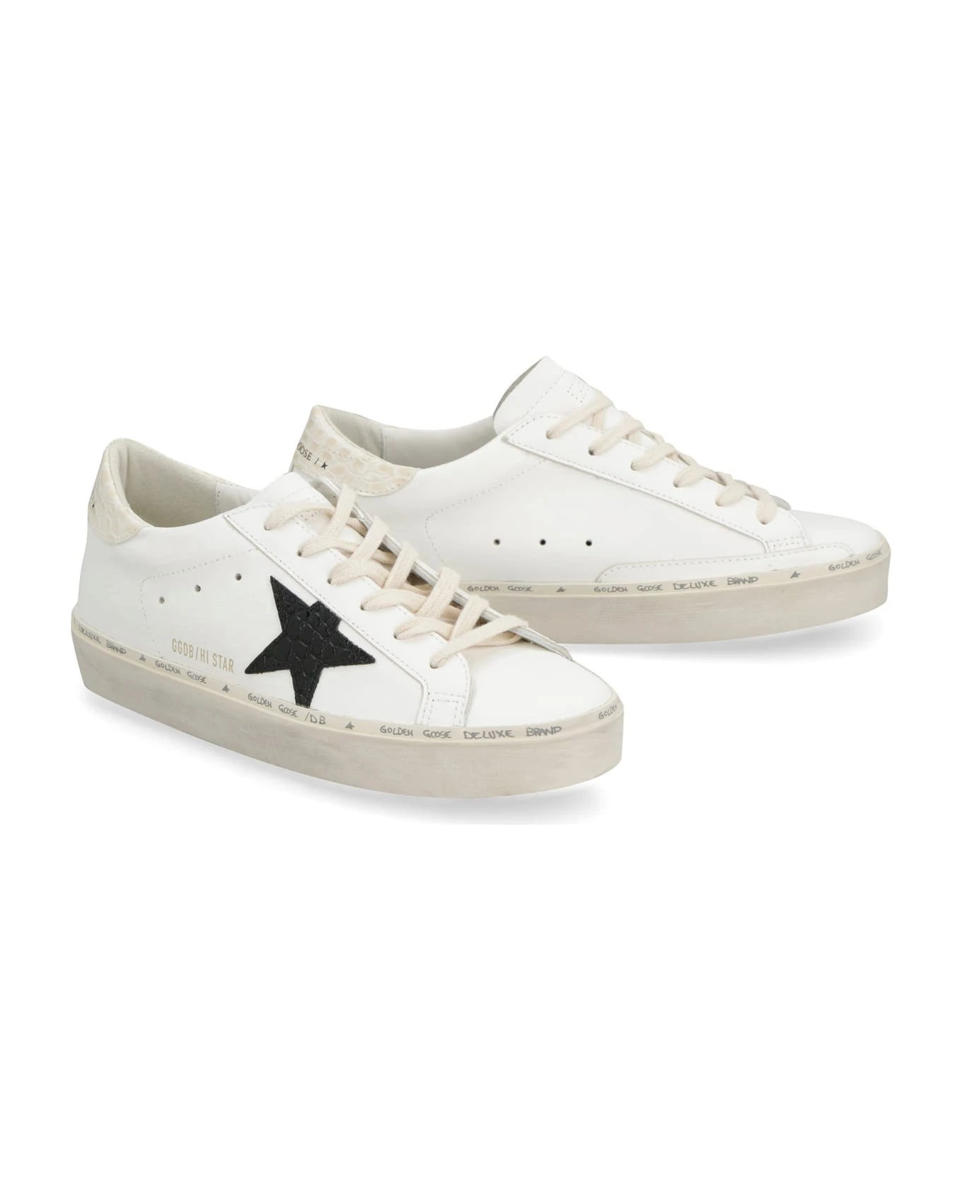 Golden Goose Hi Star Leather Platform Sneakers 3 Golden Goose Hi Star Leather Platform Sneakers - Image 3