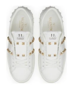 Valentino Garavani Sneakers Rockstud Untitled Vitello Tecnic Calf/platinum Studs/rs -Urban Shoes World 26c84d4cf198d3662d505ffc2067c6ab