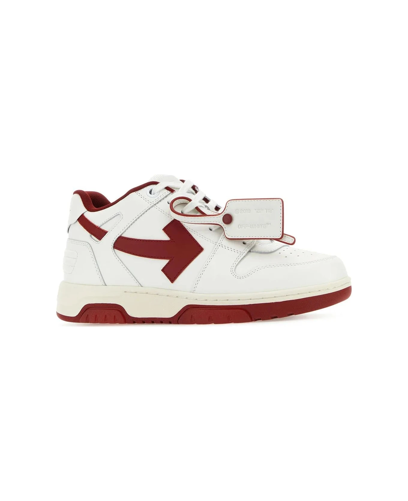 Off-White White Leather Out Of Office Sneakers 2 Off-White White Leather Out Of Office Sneakers - Image 2