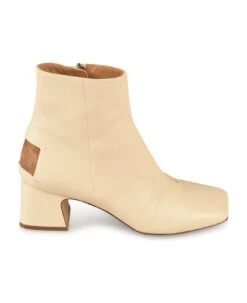 Maison Margiela Side Zip Block Heel Ankle Boots
