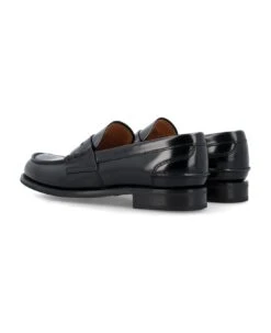 Church's Pembrey W 5 Polished Fumè Loafer -Urban Shoes World 2fcb22603478d274126b81496ea7d03e