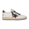 Golden Goose Ball Star Nappa Upper Glitter Star And Heel Crack