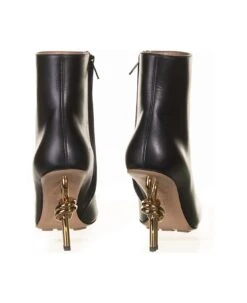 Bottega Veneta Knot Black Ankle Boot -Urban Shoes World 33a3dafab1f9f59c64b9a0ee8ecf5abd