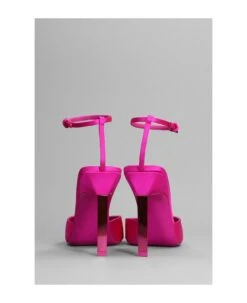 Perine Pumps In Fuxia Satin -Urban Shoes World 37602949e9795e75edc8f18f7b1e03b8