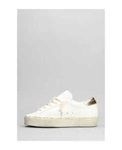 Golden Goose Hi Star Sneakers In White Leather -Urban Shoes World 3778a12132d4eb1fa2b525eb16e291b2