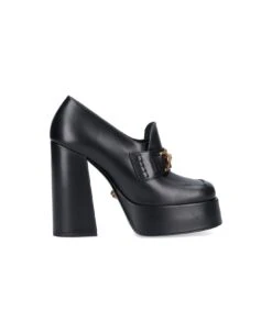 Versace 'medusa' Plateau Loafers -Urban Shoes World 378469fd202f12ffd0a8ab00d113c87e