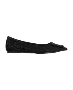 Bibi Lou Ballet Flats In Black Synthetic Fibers