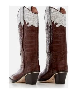 Paris Texas 60mm Ricky Embossed Croco Cowboy Boots -Urban Shoes World 3a3997c4b060ee466987c4d26df204c3