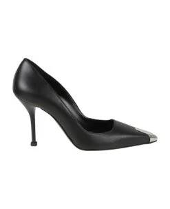 Alexander McQueen Metal Toe Pumps