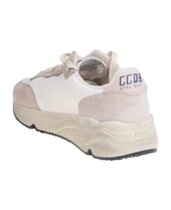 Golden Goose Sneakers Running Sole In White And Nude Leather -Urban Shoes World 3b5f79e27c93c9c91dac1b1dc4ed63c4
