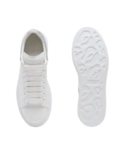 Alexander McQueen White And Ice Oversized Sneakers -Urban Shoes World 3c687d7794908ff2b02c019d85bfd9e9