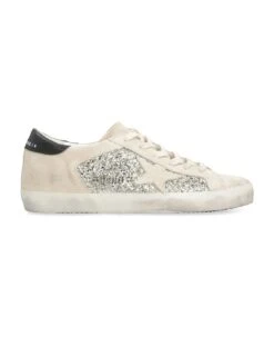 Golden Goose Super-star Sequin Suede Sneakers