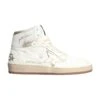 Golden Goose Sky Star Sneakers In White Leather