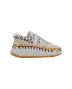 Chloé Multicolor Fabric Nama Sneakers -Urban Shoes World 41222e62ecf1771b107c0537192c12b4