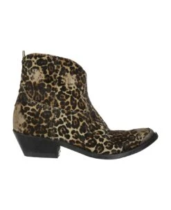 Golden Goose Young Leopard Horsy Upper