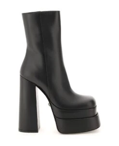 Versace Intrico Double Platform Ankle Boots