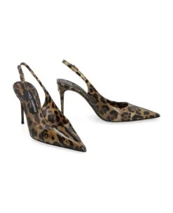 Dolce & Gabbana Kim Dolce&gabbana - Leather Pointy-toe Slingbacks -Urban Shoes World 46b65394255ceb27f62ce12a5c626c68