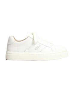 Chloé Lauren Sneakers In White Leather