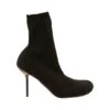 Balenciaga 'anatomic' Black Ankle Boots With Five Finger Shape In Stretch Polyamide Woman