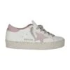 Golden Goose Hi Star Leather Upper And Heel Suede Star