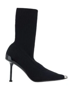 Alexander McQueen Heeled Slash Boots