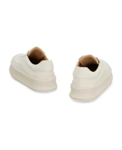 Jil Sander Canvas Low-top Sneakers -Urban Shoes World 50d675aff1d4d92c74f9fe4da54eb234