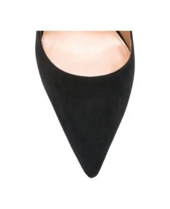 Aquazzura Woman's Black Suede Pumps With Bow Detail -Urban Shoes World 51b7168bfbd3d0baf095c26dee6f36f2