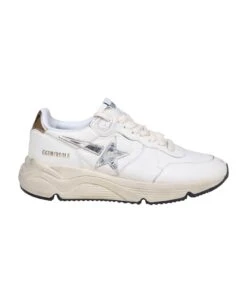 Golden Goose Sneakers Running Sole In White Leather