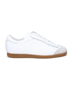 Maison Margiela White Leather Featherlight Sneakers
