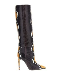 Paris Texas 'printed Phyton' Boots