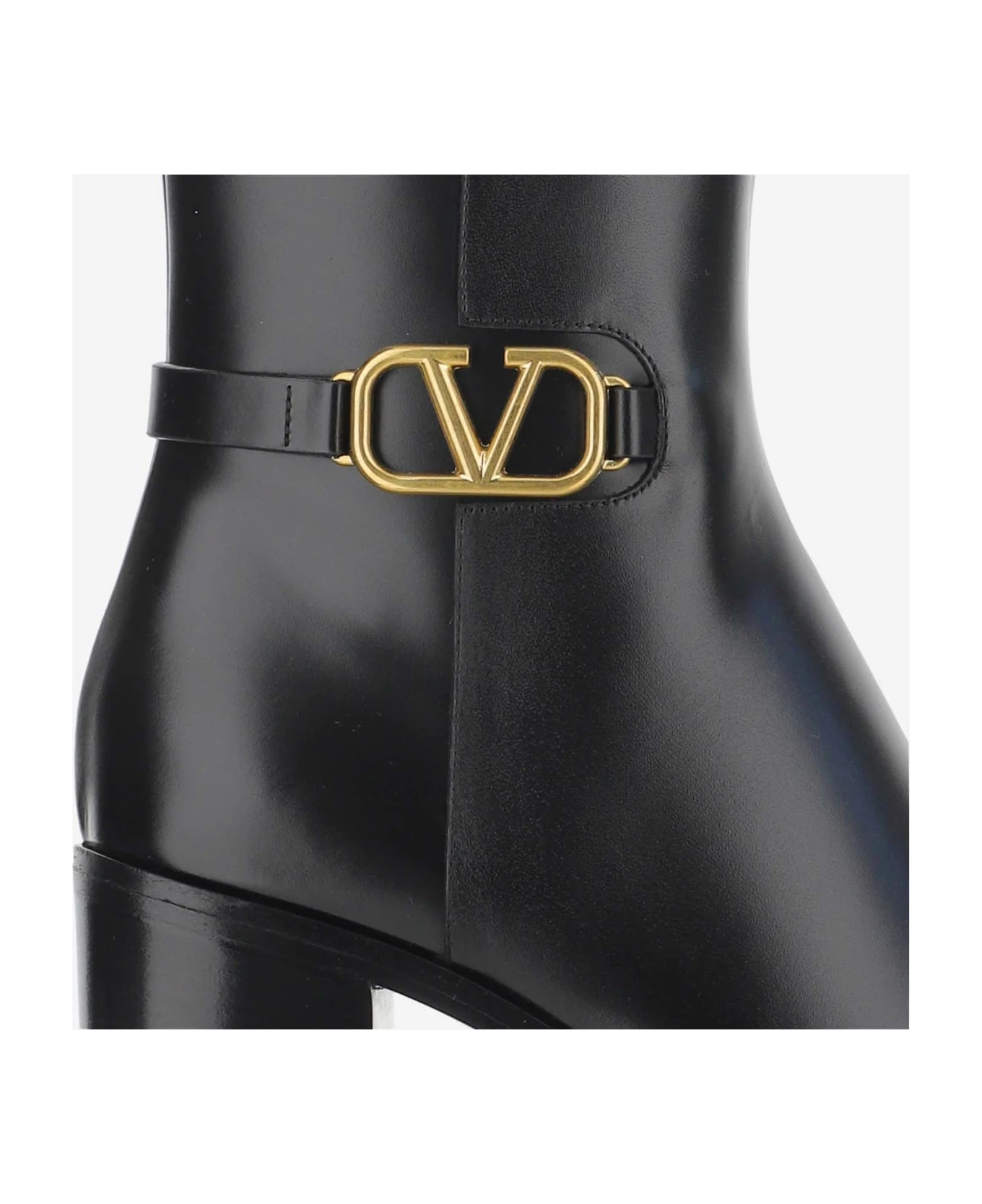 Valentino Garavani 75mm Calfskin Signature Vlogo Boot 5 Valentino Garavani 75mm Calfskin Signature Vlogo Boot - Image 5