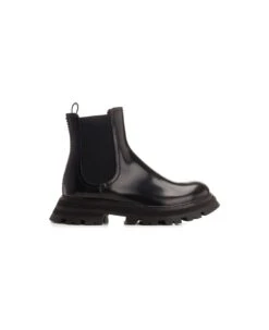 Alexander McQueen Black Chelsea Boot